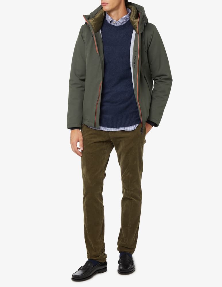 rinascente At.p.co Giacca con cappuccio corto floyd effetto lana - Verde