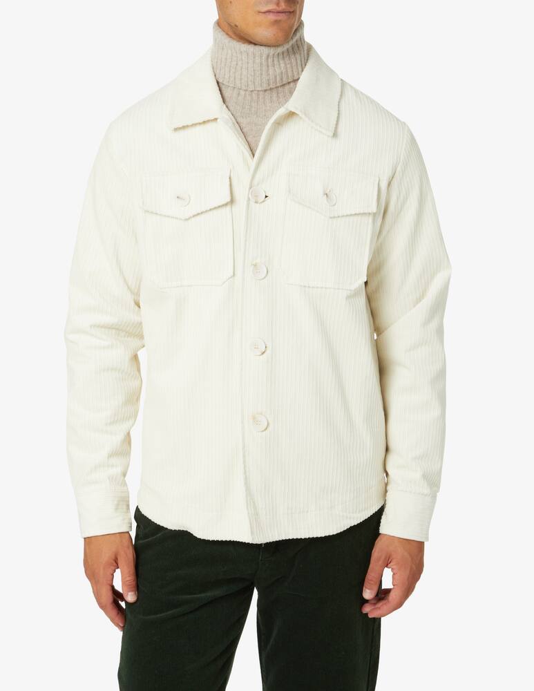 At.p.co Rock corduroy overshirt jacket - White - picture 1