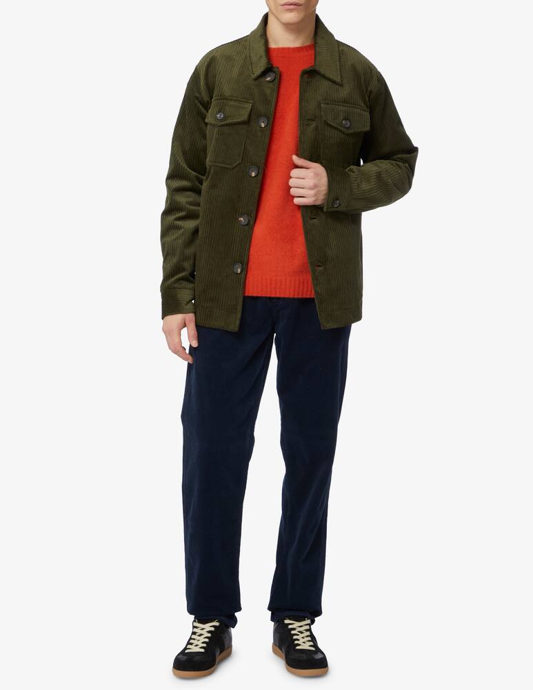 rinascente At.p.co Giacca overshirt velluto costa roccia - Verde