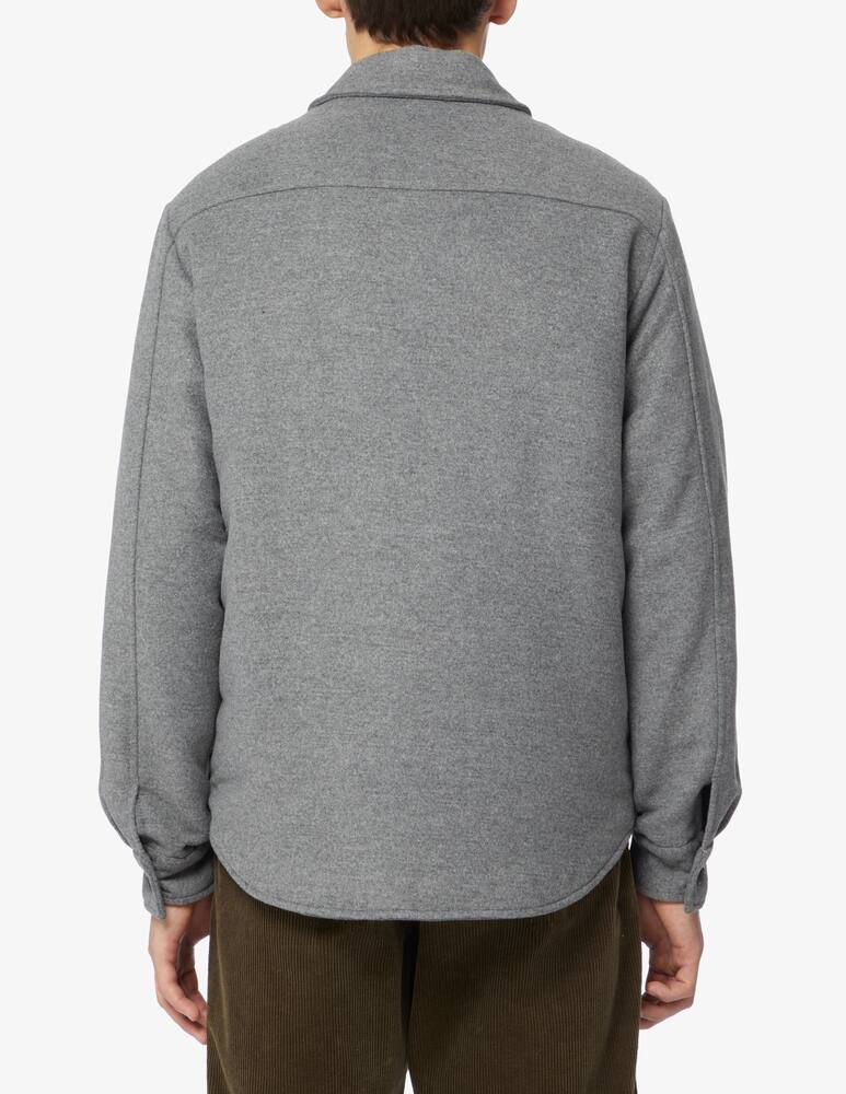 rinascente At.p.co Giacca overshirt in lana con interno trapunta - Grigio