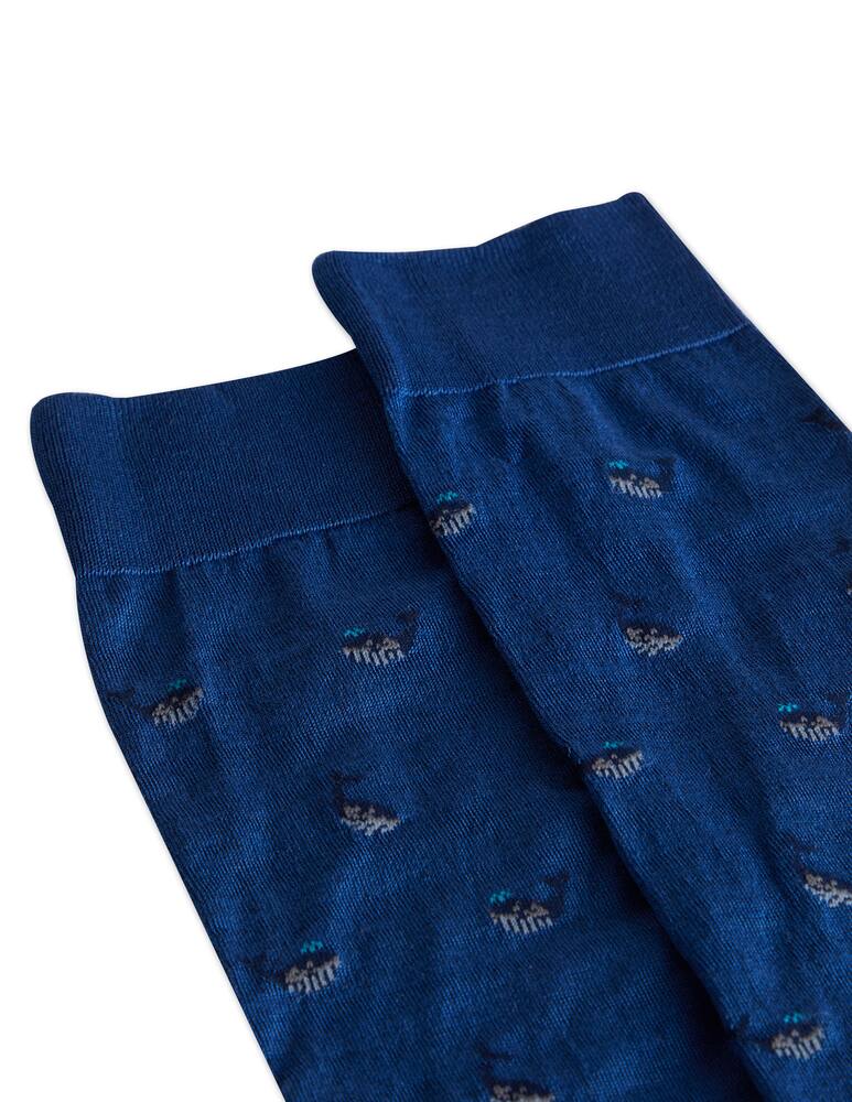 rinascente Sorley Long socks - blue
