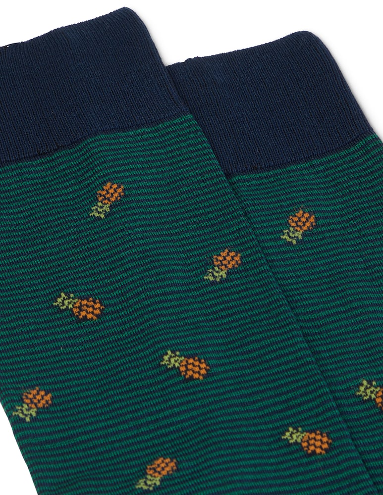 rinascente Sorley Long socks - blue