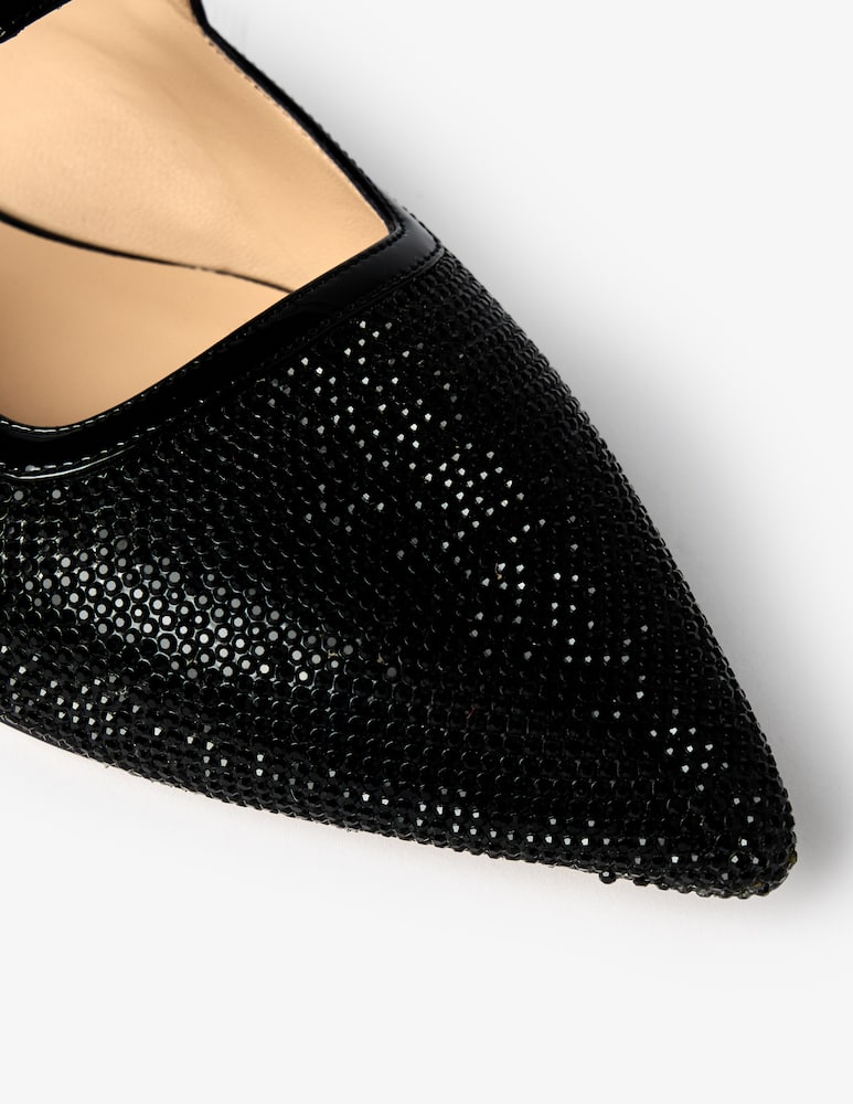 rinascente Prosperine Mule bassa con cristalli