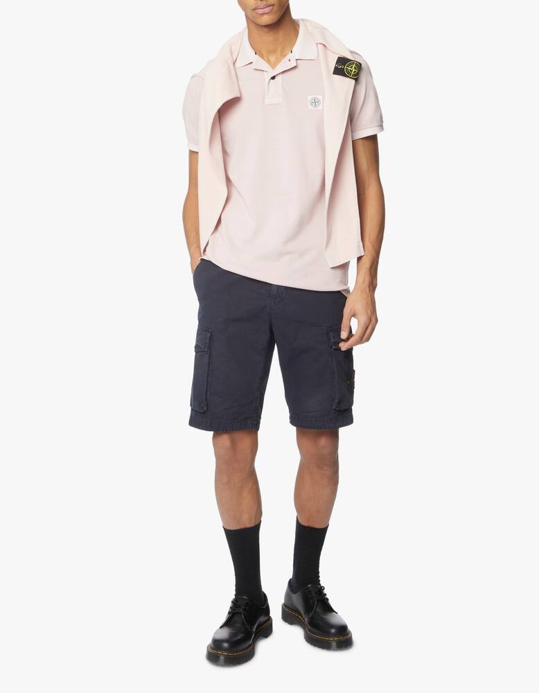 rinascente Stone Island Piquet pigmento polo shirt