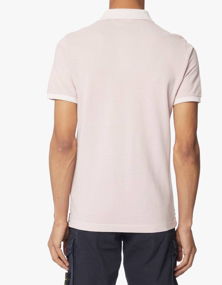 rinascente Stone Island Piquet pigmento polo shirt