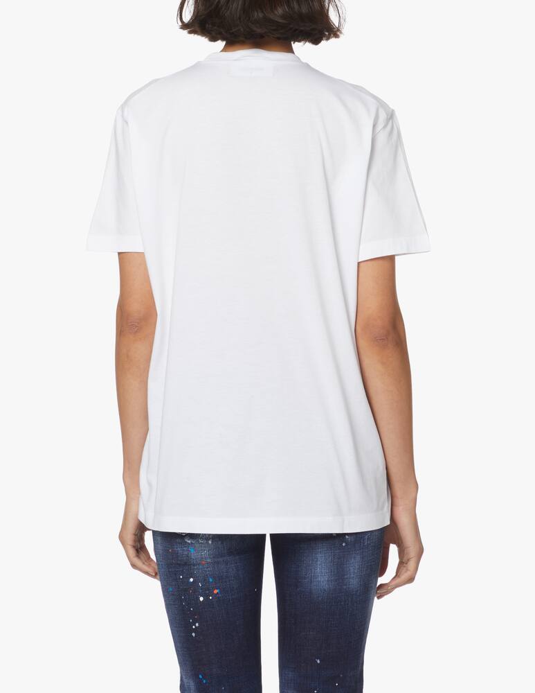 rinascente Dsquared2 T-shirt in cotone I can't - bianco