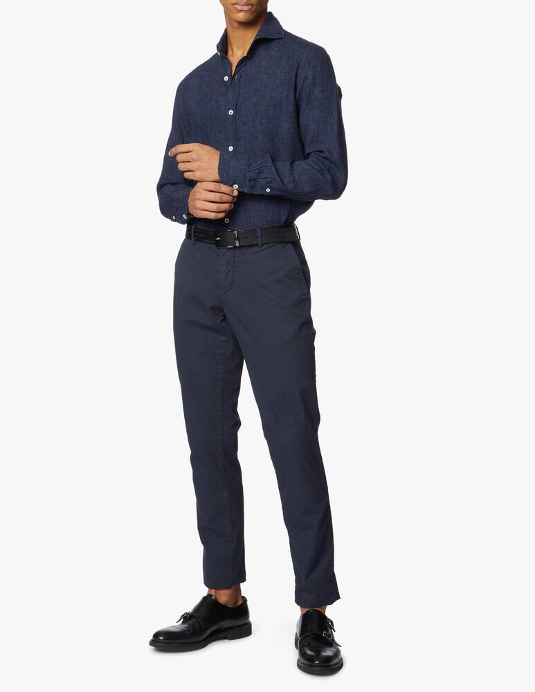 rinascente Giannetto Portofino Camicia in lino tinto