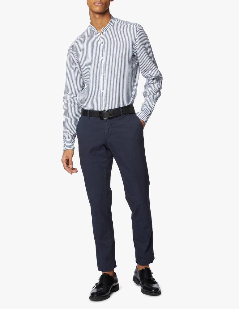 rinascente Giannetto Portofino Guru striped linen shirt