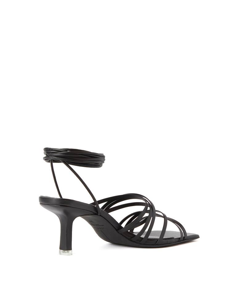 rinascente Black Suede Studio Sandali Franca - nero