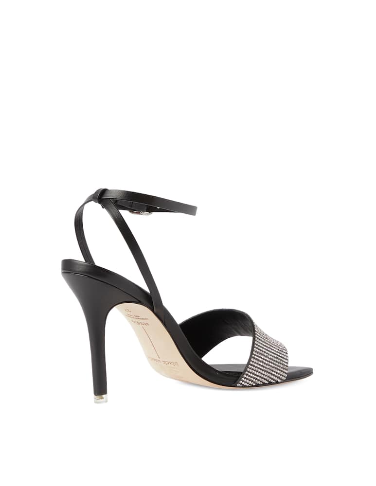 rinascente Black Suede Studio Marisa heeled sandals - black