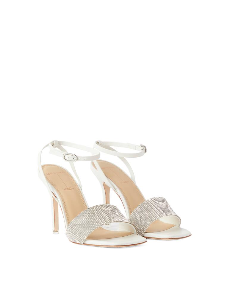 Black Suede Studio Marisa heeled sandals - white - picture 2 Black Suede Studio Marisa heeled sandals - white - picture 2
