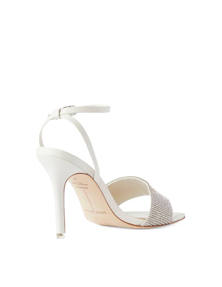 rinascente Black Suede Studio Sandali con tacco Marisa - bianco