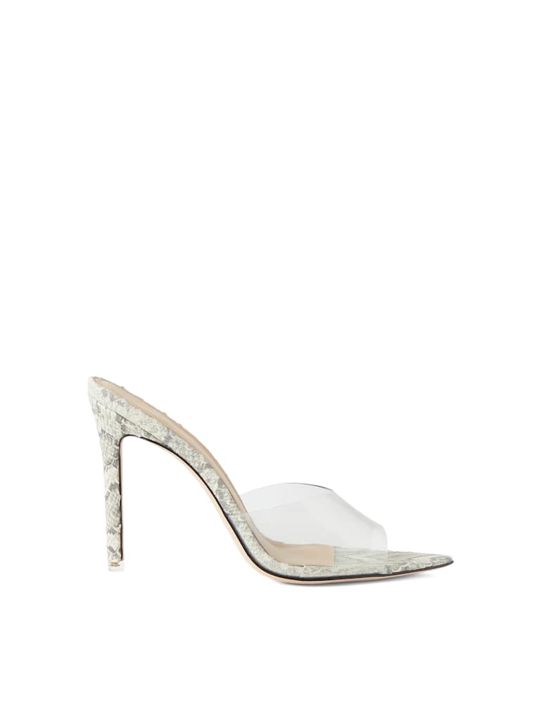 rinascente Black Suede Studio Mule Bella - grigio