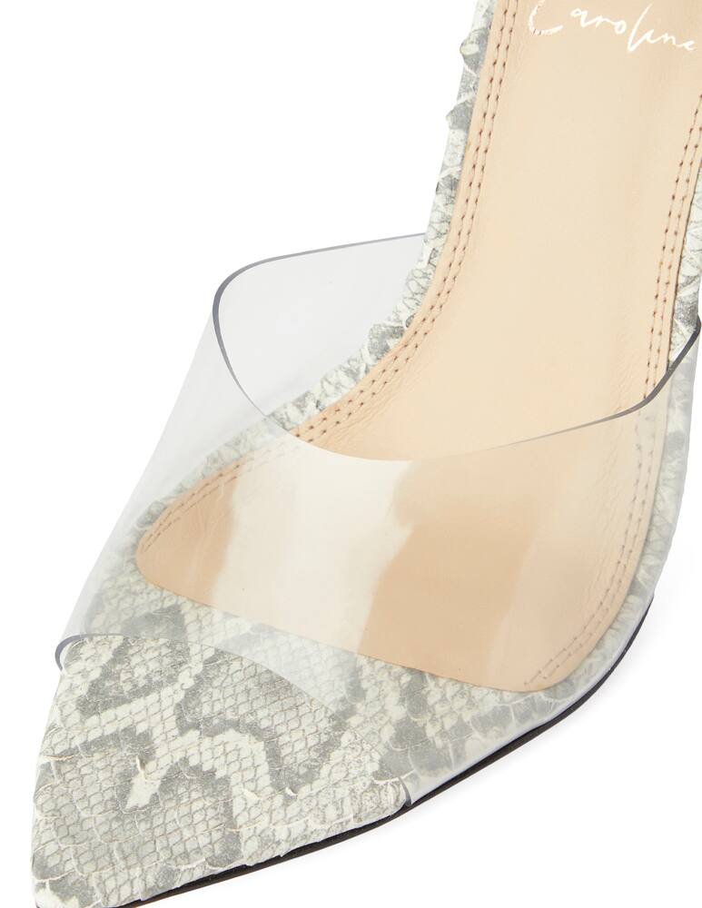 rinascente Black Suede Studio Mule Bella - grigio