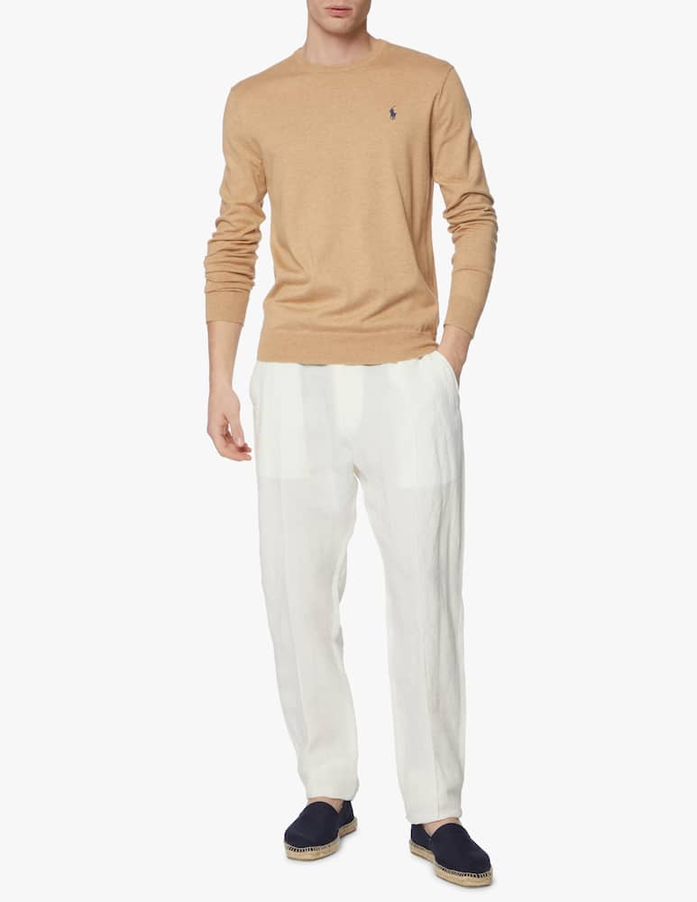 rinascente Polo Ralph Lauren Cotton roundneck sweater - beige