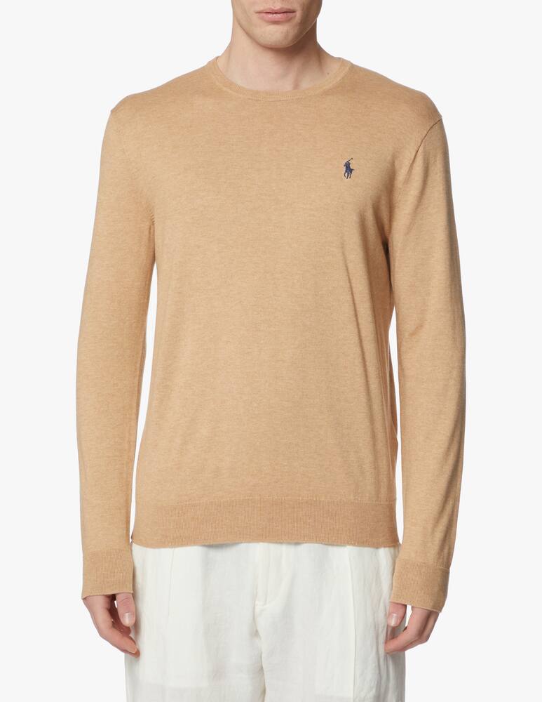 rinascente Polo Ralph Lauren Cotton roundneck sweater - beige