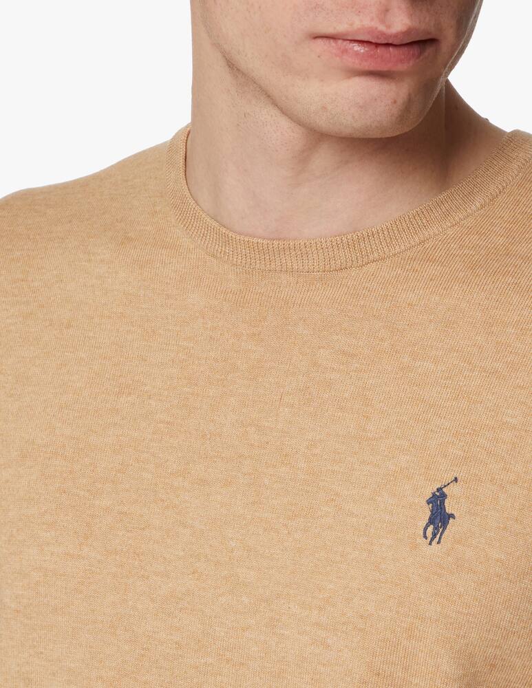 rinascente Polo Ralph Lauren Cotton roundneck sweater - beige