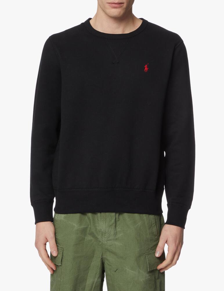 rinascente Polo Ralph Lauren Rl crewneck sweatshirt - black