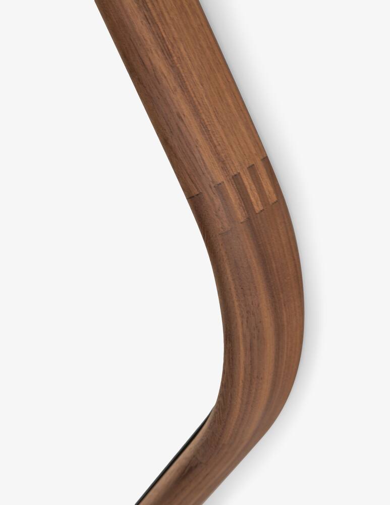 rinascente Morica Design Mirror with frame Wood Eye