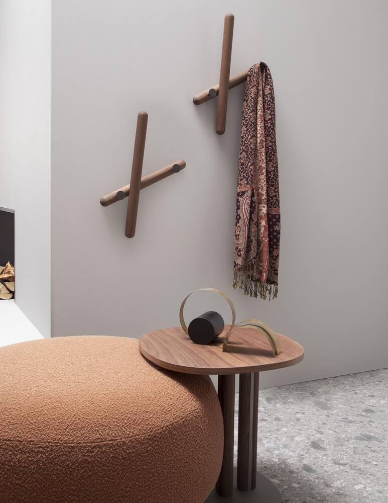 rinascente Morica Design Mikado Walnut Coat Rack