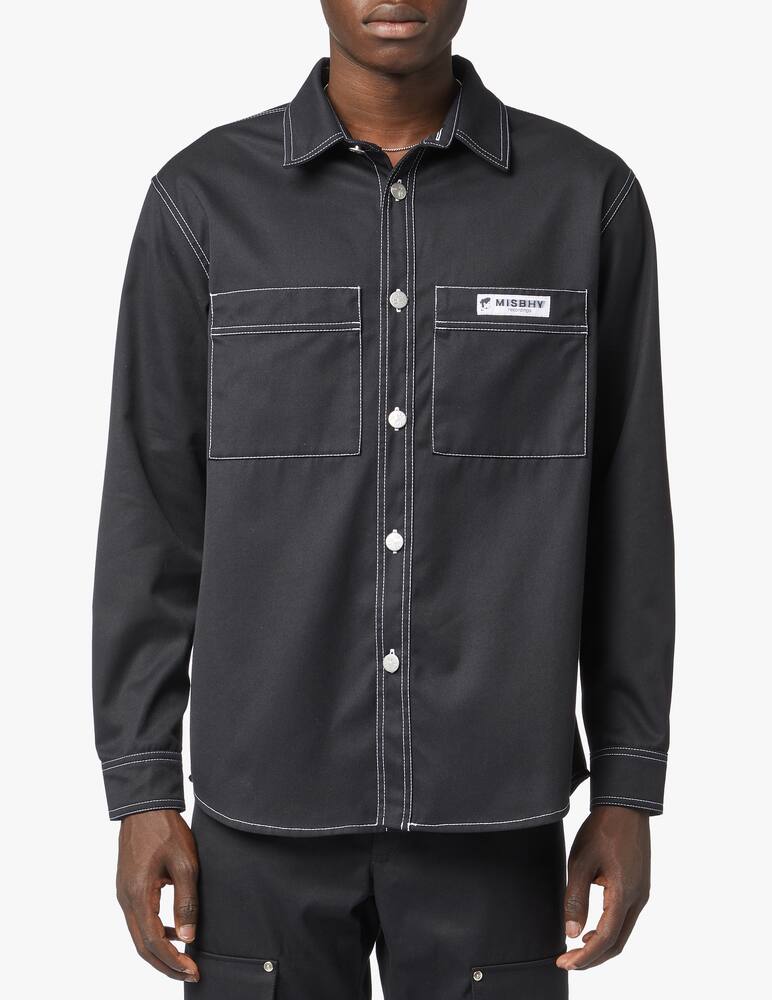rinascente Misbhv Recordings overshirt black