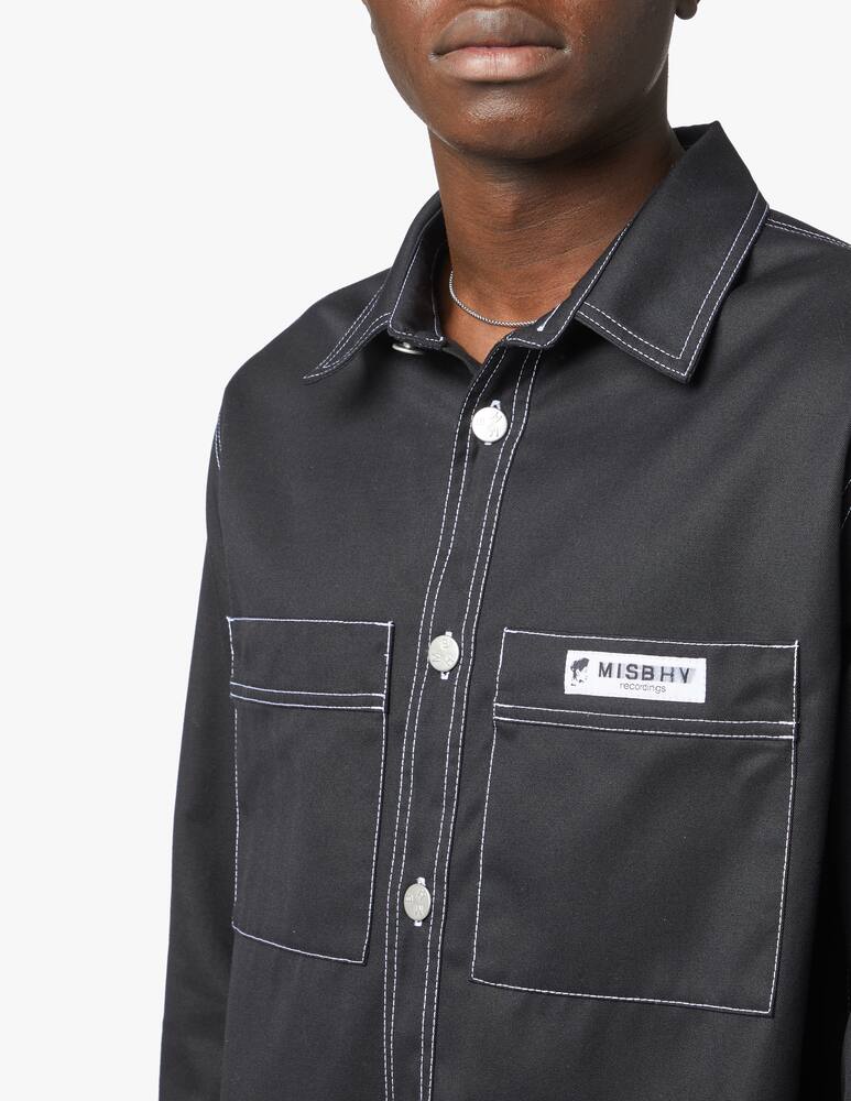 rinascente Misbhv Recordings overshirt black