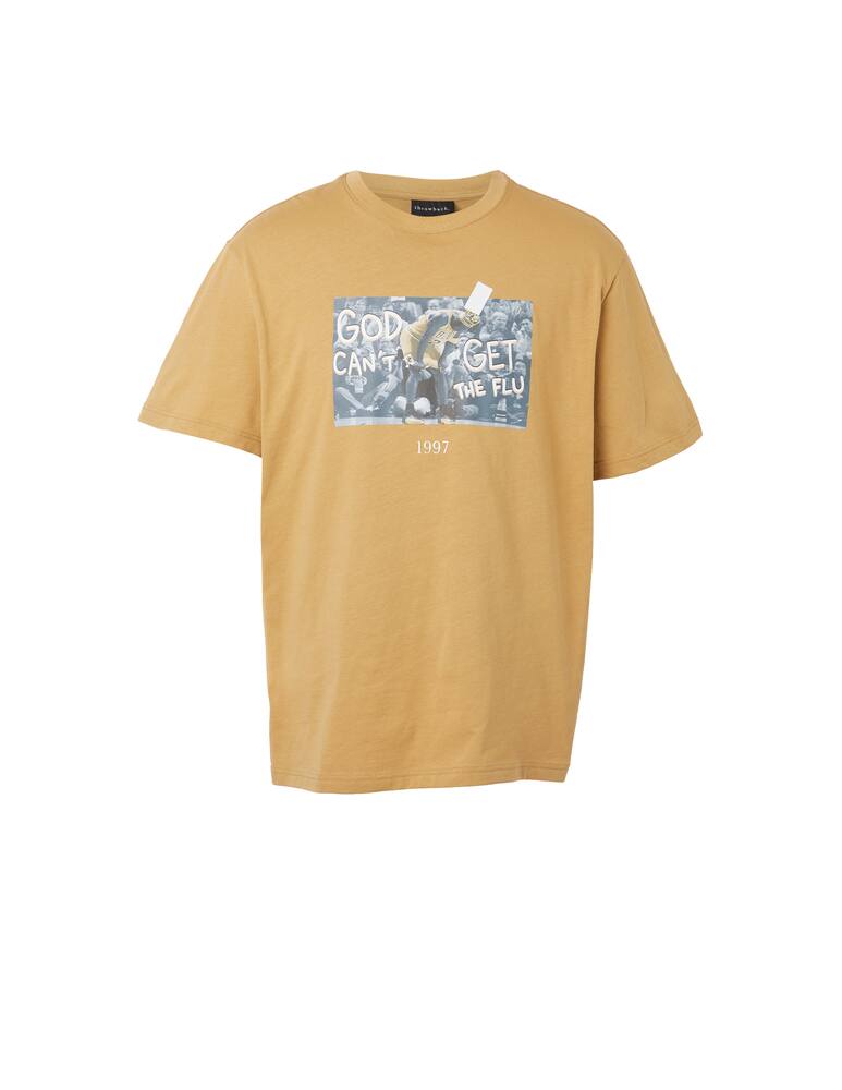 rinascente Throwback T-shirt god can't get the flu