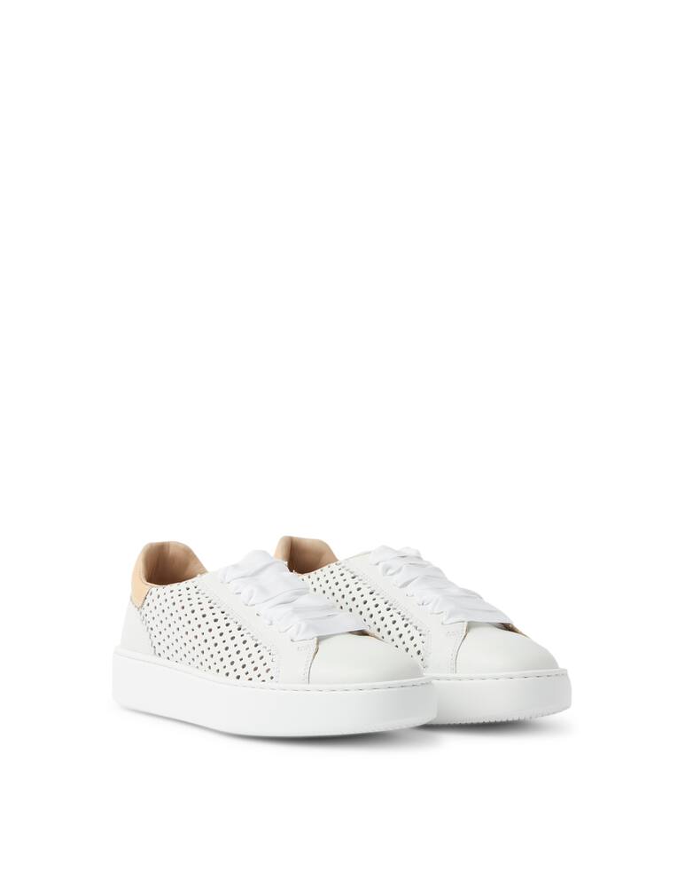 rinascente Fratelli Rossetti Sneaker in pelle traforata Hobo - bianco