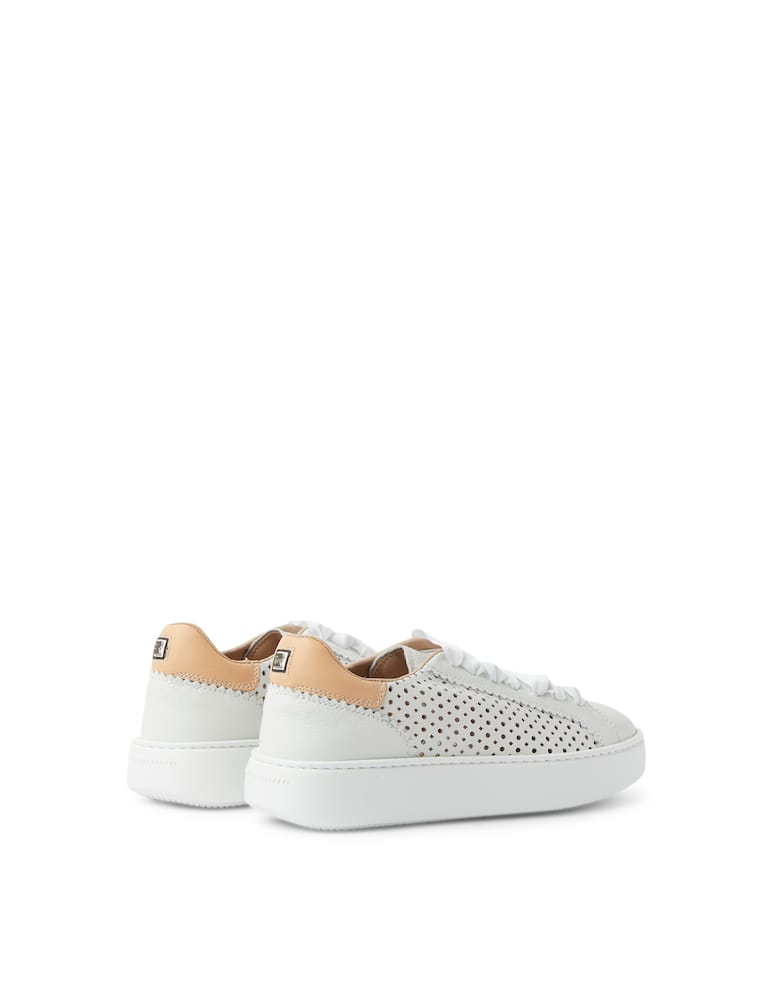 rinascente Fratelli Rossetti Sneaker in pelle traforata Hobo - bianco