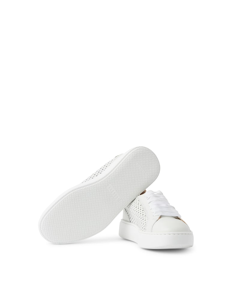 rinascente Fratelli Rossetti Sneaker in pelle traforata Hobo - bianco