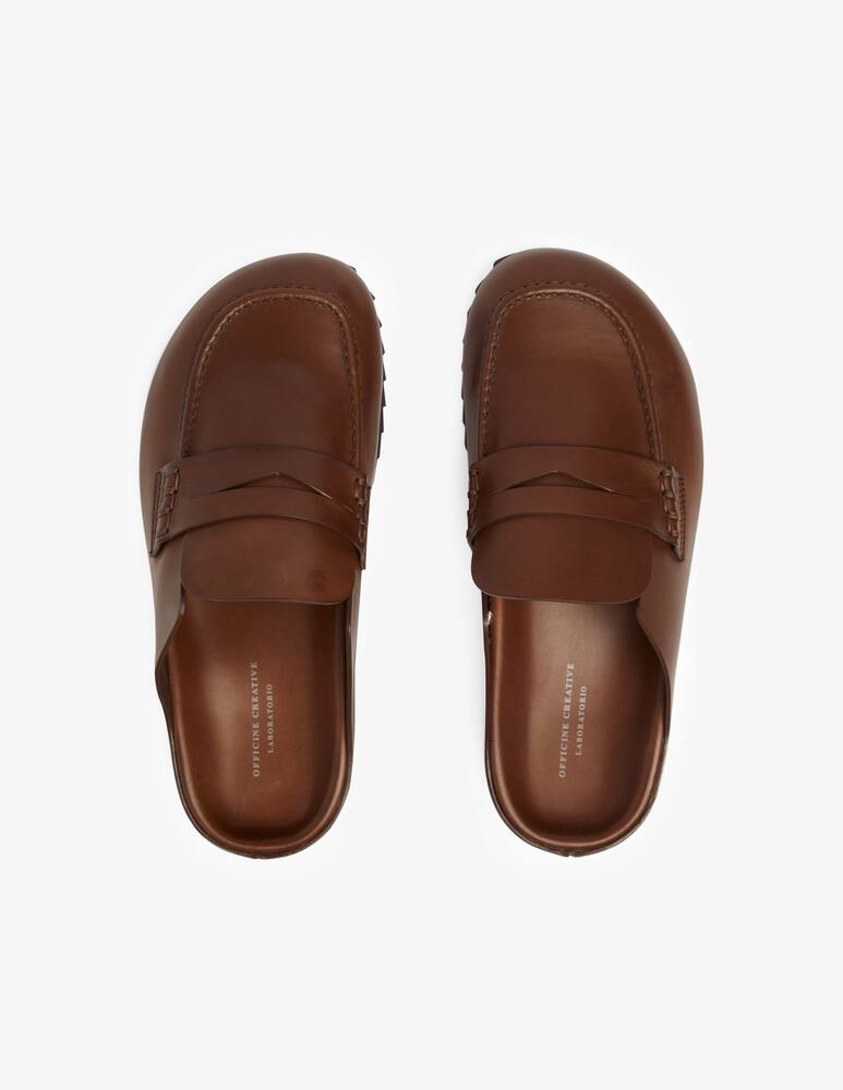 rinascente Officine Creative Mocassino mule in pelle - marrone