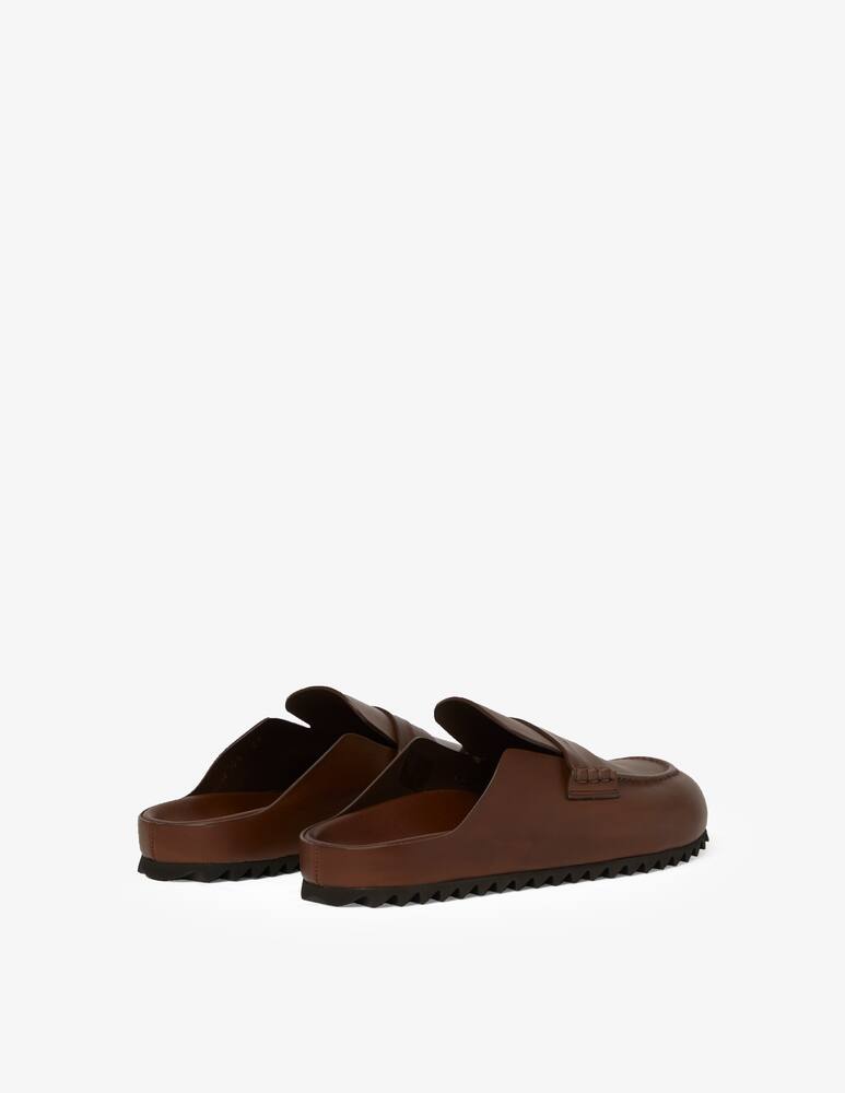 rinascente Officine Creative Mocassino mule in pelle - marrone