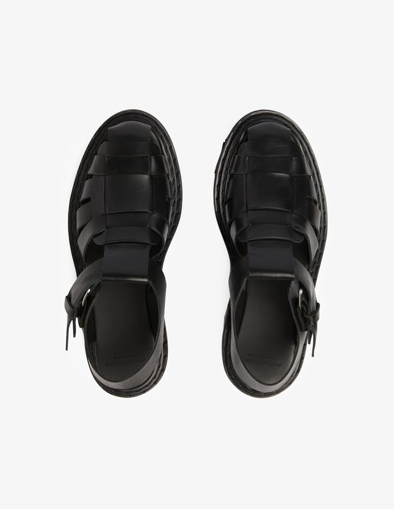 rinascente Officine Creative Sandali bassi in pelle - nero