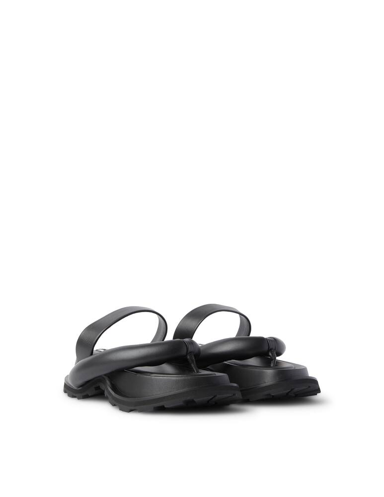 rinascente Jil Sander Sandali infradito con plateau - nero