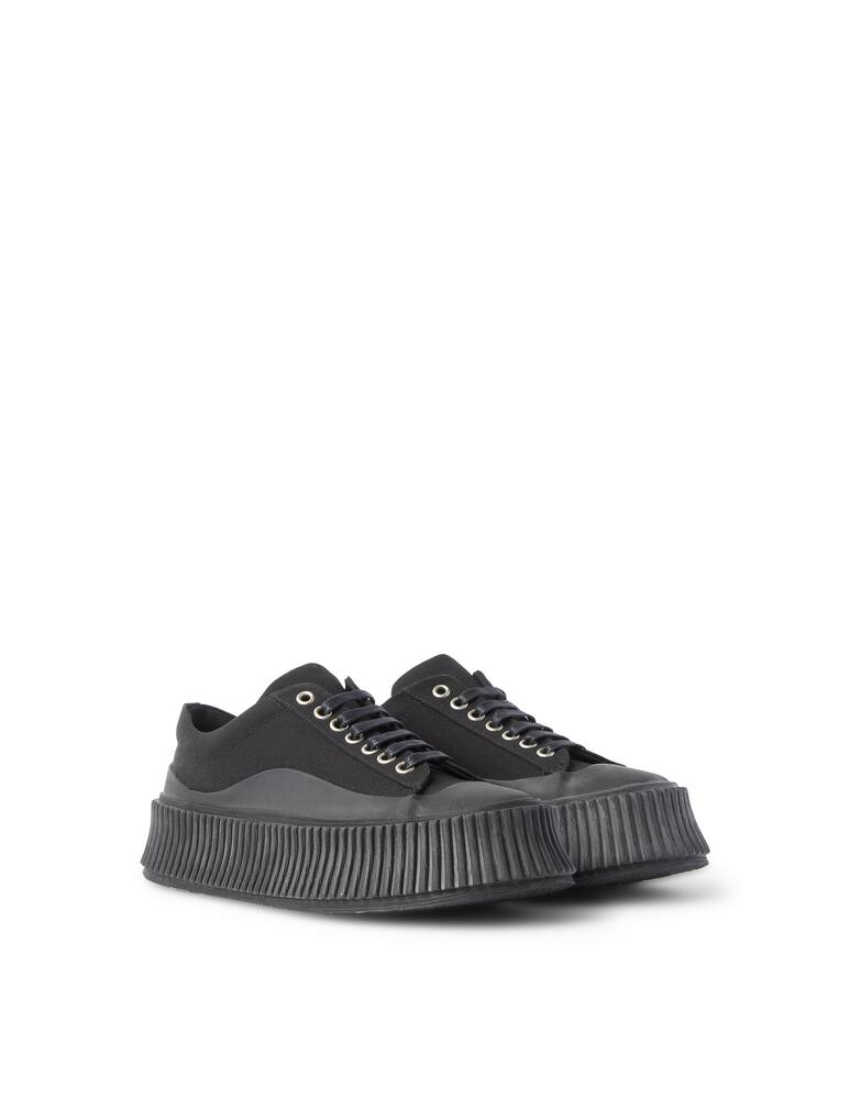 rinascente Jil Sander Sneakers basse in tela - nero