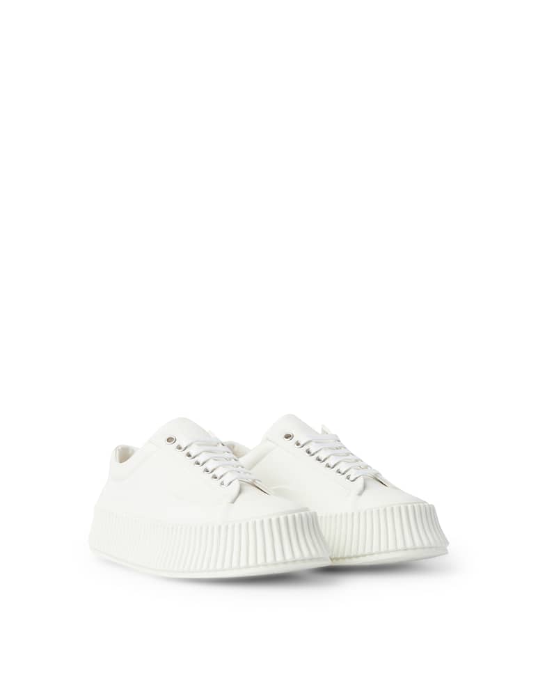 rinascente Jil Sander Sneakers basse in tela - bianco