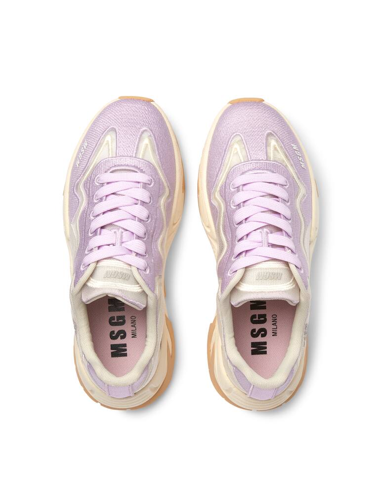 rinascente MSGM Sneakers Vortes con suola Vibram - lilla