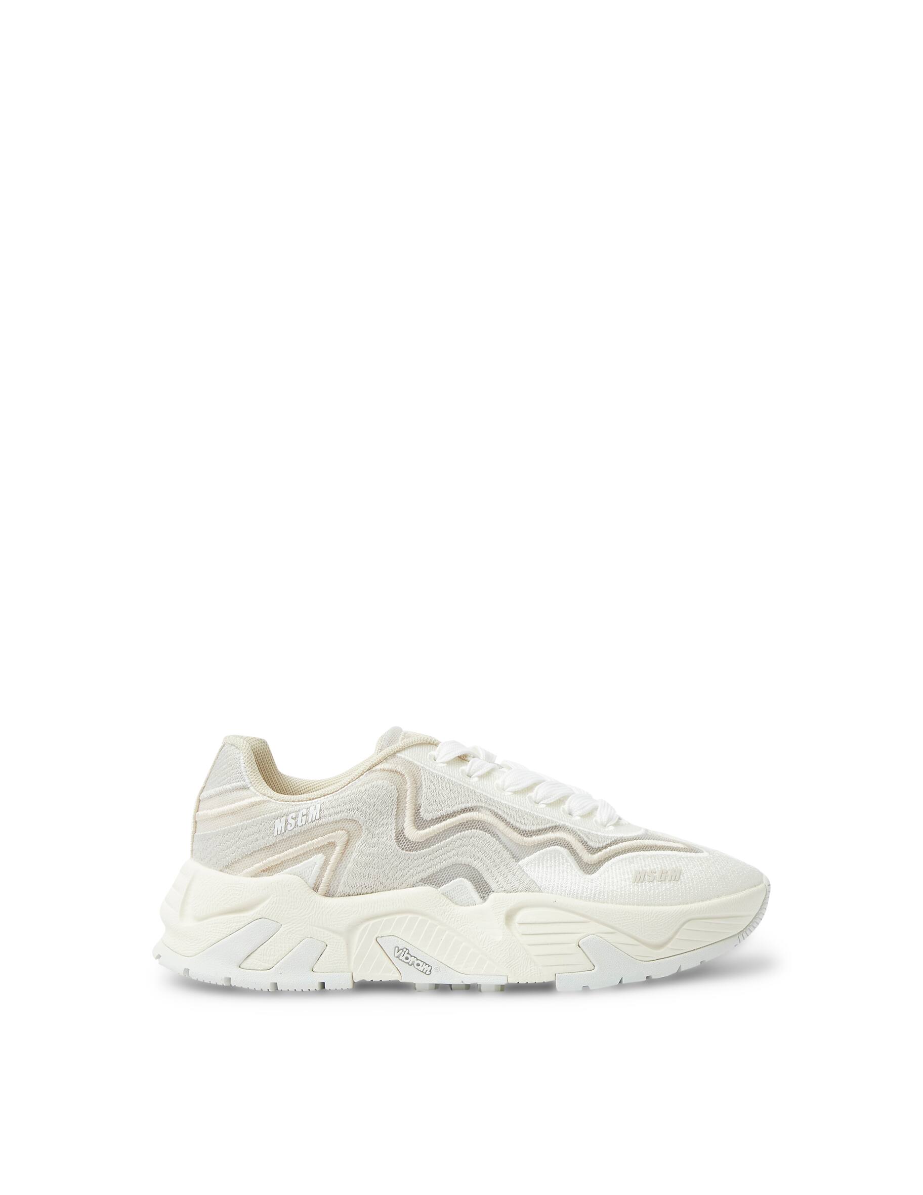 Msgm Vortex Shop MSGM Vortex low-top sneakers - beige on Rinascente