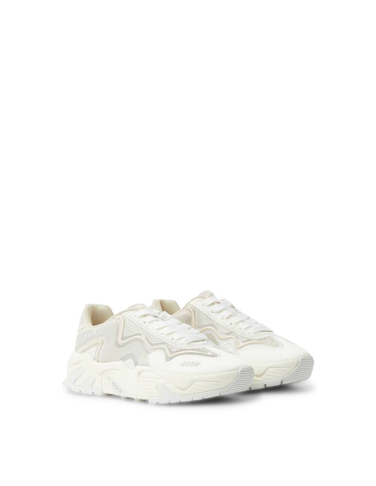 rinascente MSGM Sneakers Vortes con suola Vibram - beige