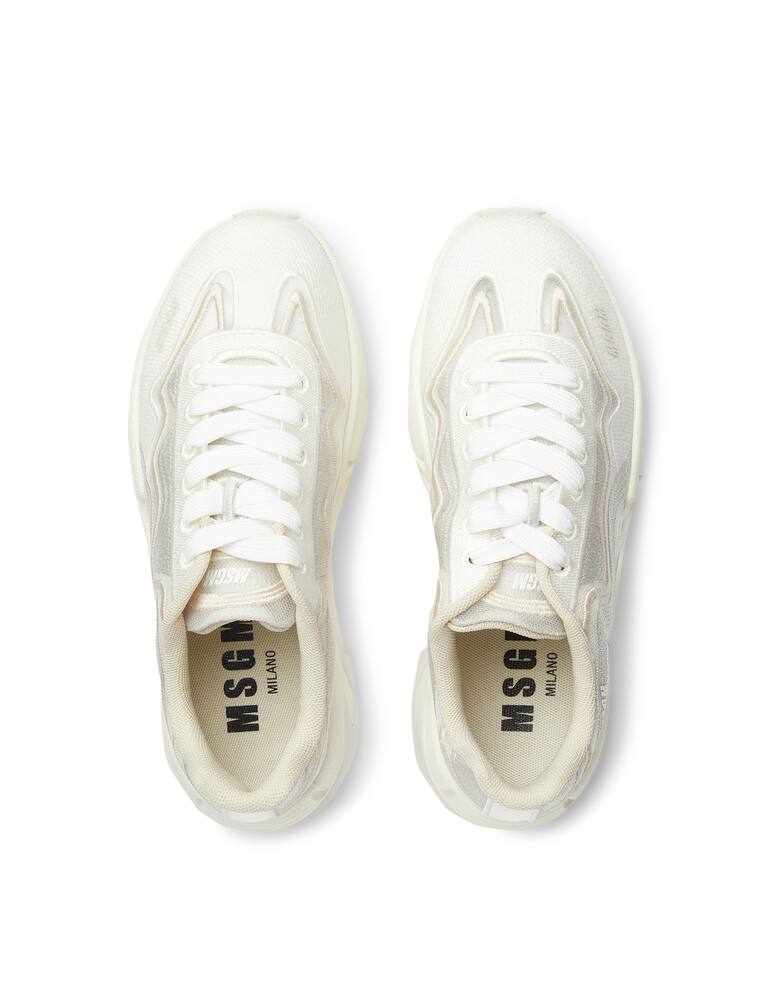 rinascente MSGM Sneakers Vortes con suola Vibram - beige