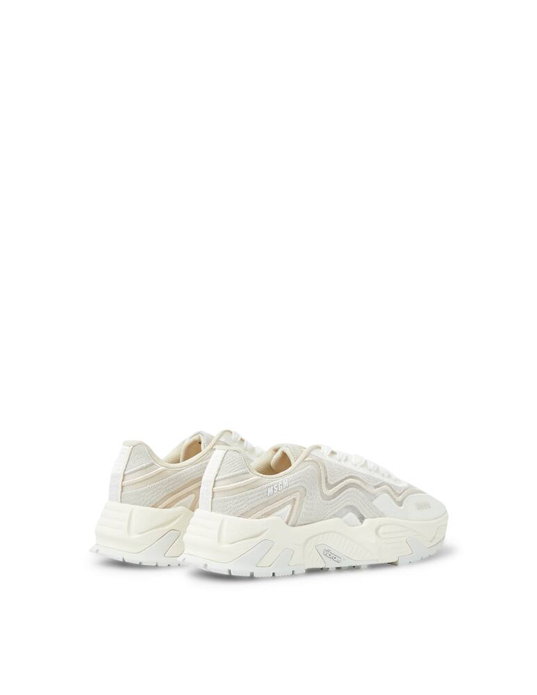 rinascente MSGM Sneakers Vortes con suola Vibram - beige