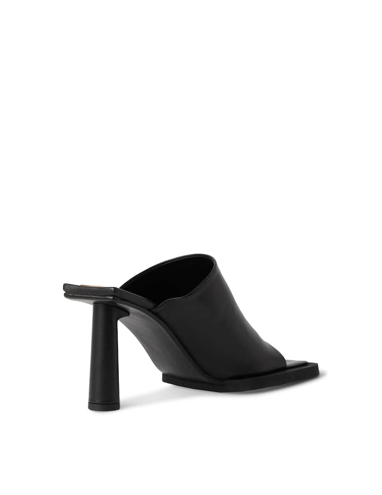 rinascente Jacquemus Les Mules Carre Rond - nero