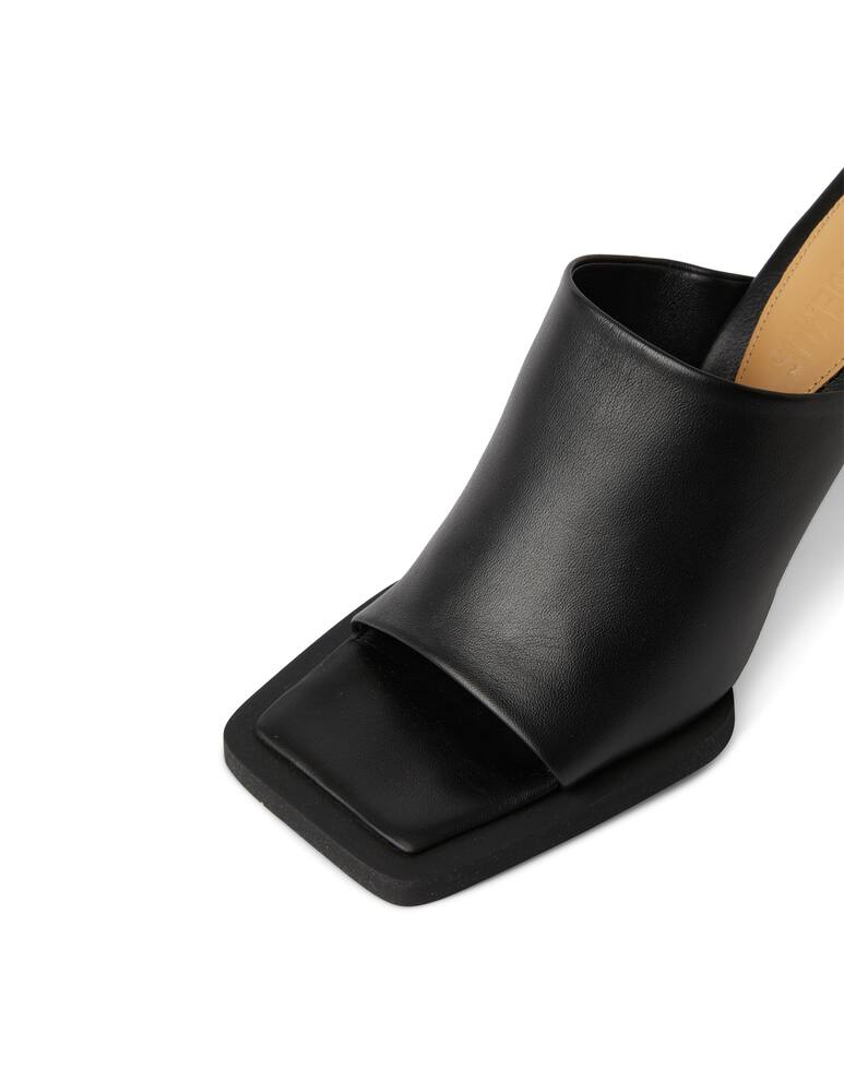 rinascente Jacquemus Les Mules Carre Rond - nero