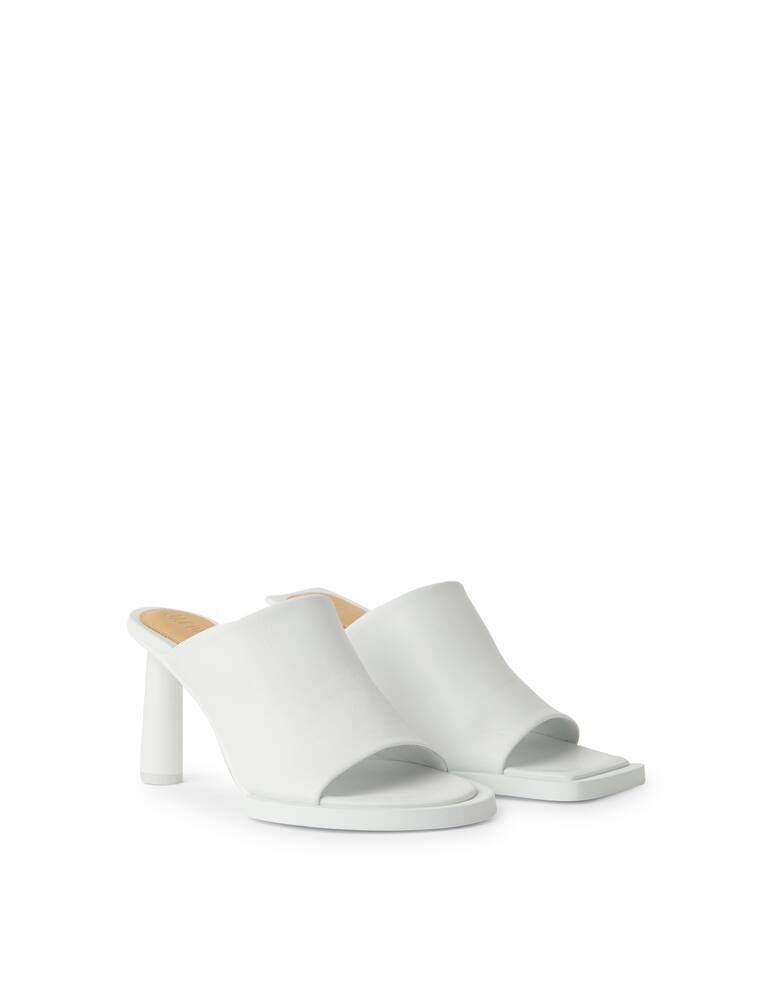 rinascente Jacquemus Les Mules Carre Rond - white