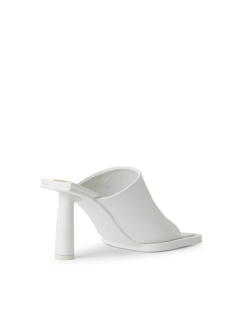 rinascente Jacquemus Les Mules Carre Rond - white