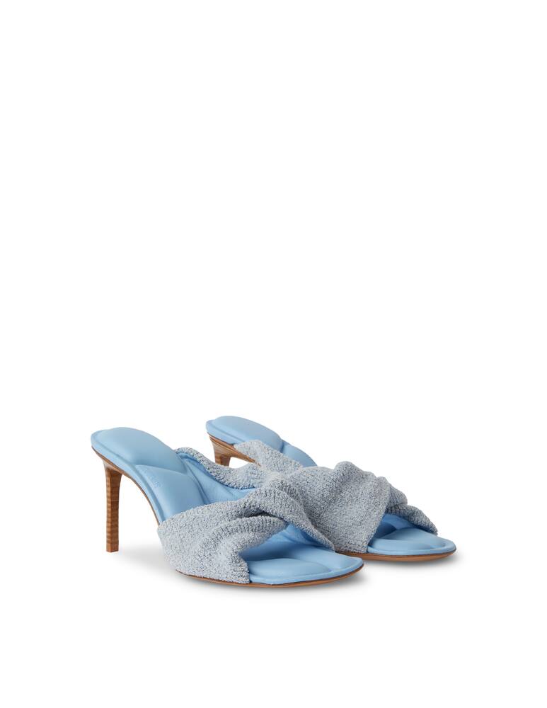 rinascente Jacquemus Les Mules Bagnu - light blue