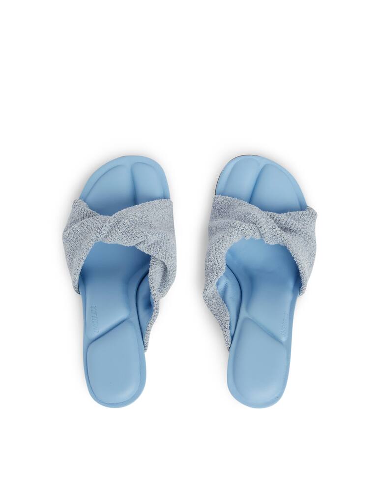 rinascente Jacquemus Les Mules Bagnu - light blue