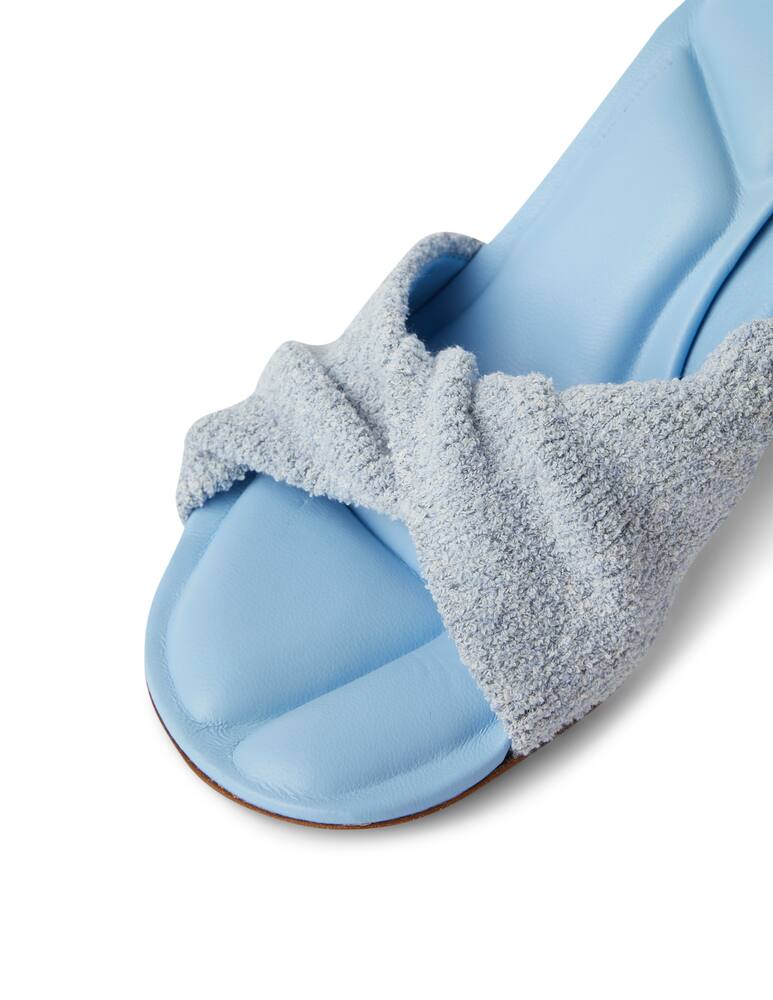 rinascente Jacquemus Les Mules Bagnu - light blue