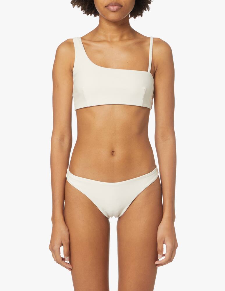 rinascente Nomad Tribe Swim Lilo asymmetrical bikini top - beige