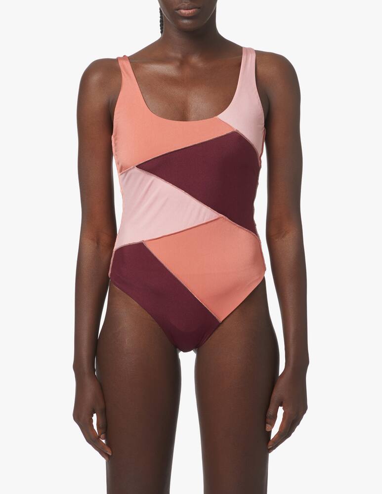 rinascente Chéri Costume intero Patchwork - rosa